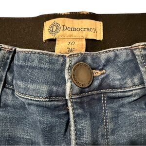 Democracy High Rise Blue Jeans with AB techknowlgy